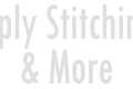 Simply Stitchin